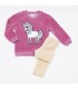 Σετ μπισκότο κολάν/ροζ μπλούζα