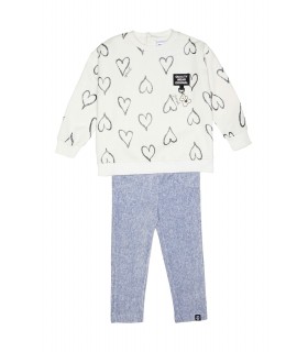 SPRINT SET BABY GIRL 242-2035 OFF WHITE