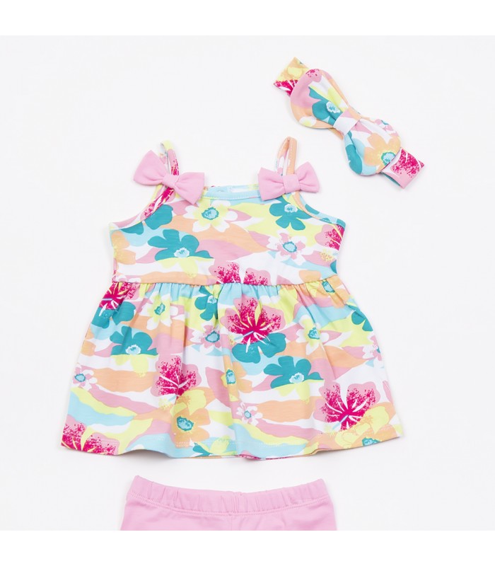 Σετ ροζ κολάν/λευκή μπλούζα