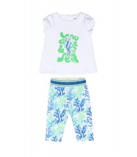 Σετ με print κολάν