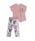 Σετ με κολάν σε ροζ χρώμα