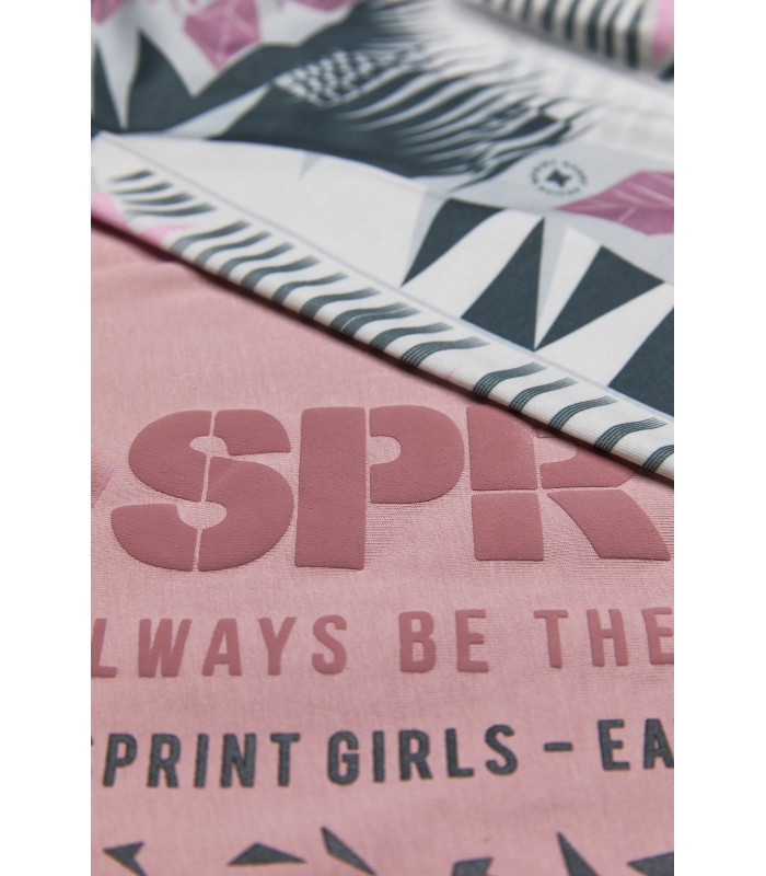 Σετ με κολάν σε ροζ χρώμα