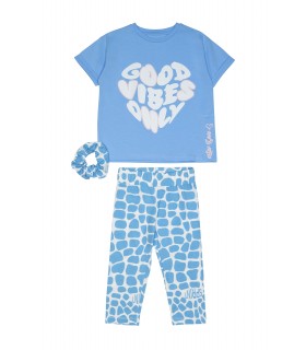 Σετ με κολάν και λαστιχάκι