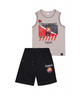 Σετ αγόρι με αμάνικη μπλούζα