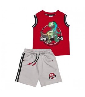 Σετ αμάνικο 3d με βερμούδα