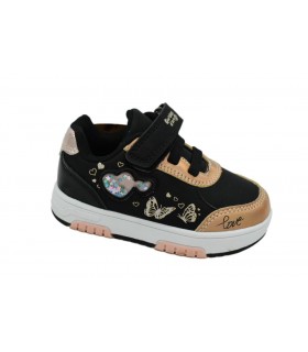 Sneaker για κορίτσι σε μαύρο χρώμα