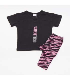 Σετ γρανίτα κολάν/μαύρη μπλούζα