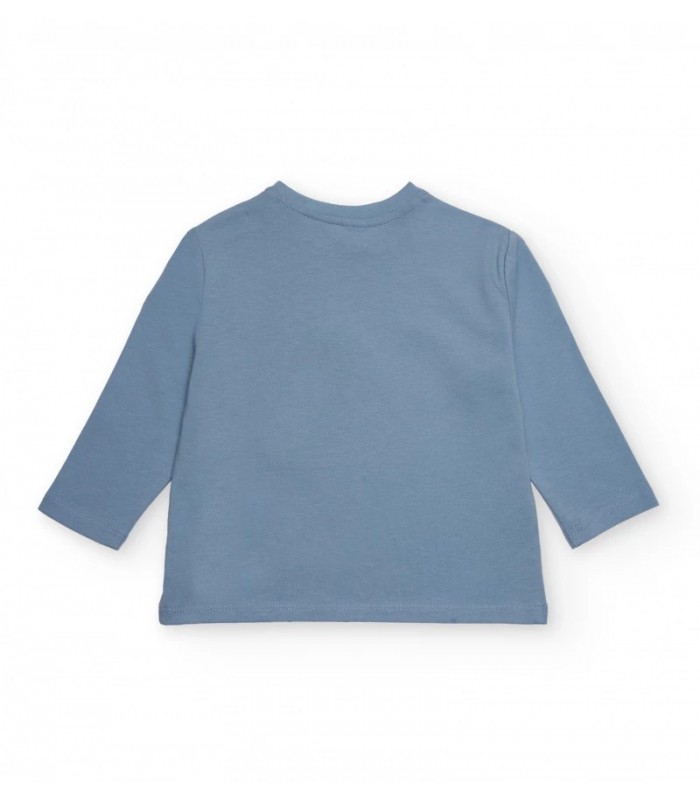 Μπλε μπλουζάκι για αγόρι με στάμπα κατασκοπείας