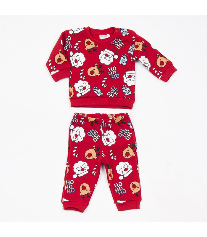 Σετ κόκκινο παντελόνι/μπλούζα