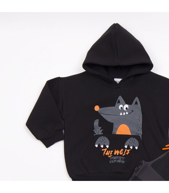 Σετ μαύρο παντελόνι/μπλούζα