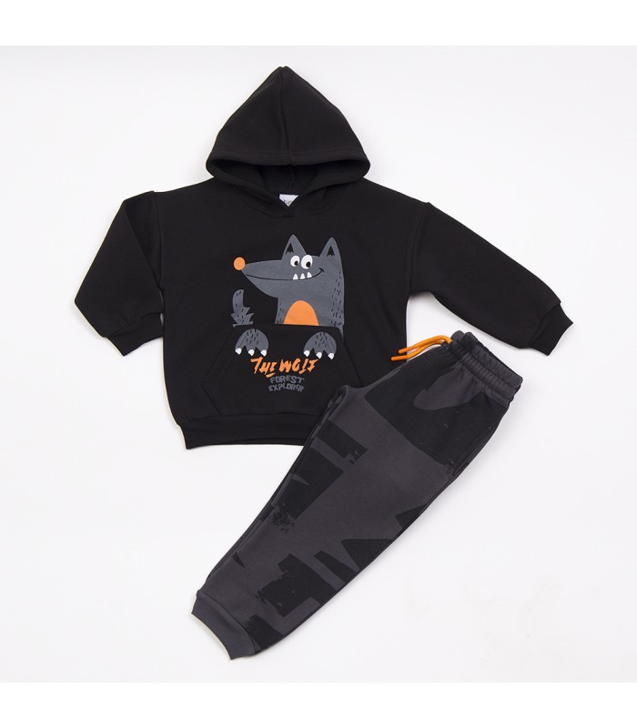 Σετ μαύρο παντελόνι/μπλούζα