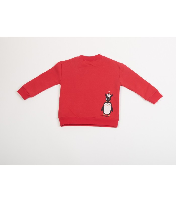 Σετ μαύρο κολάν/κόκκινη μπλούζα