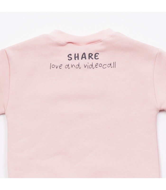 Σετ λιλά κολάν/ballerina μπλούζα