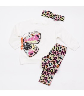 Σετ cappuccino κολάν/βανίλια μπλούζα