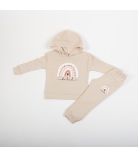 Σετ cappuccino παντελόνι/μπλούζα