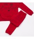 Σετ κόκκινο παντελόνι/μπλούζα