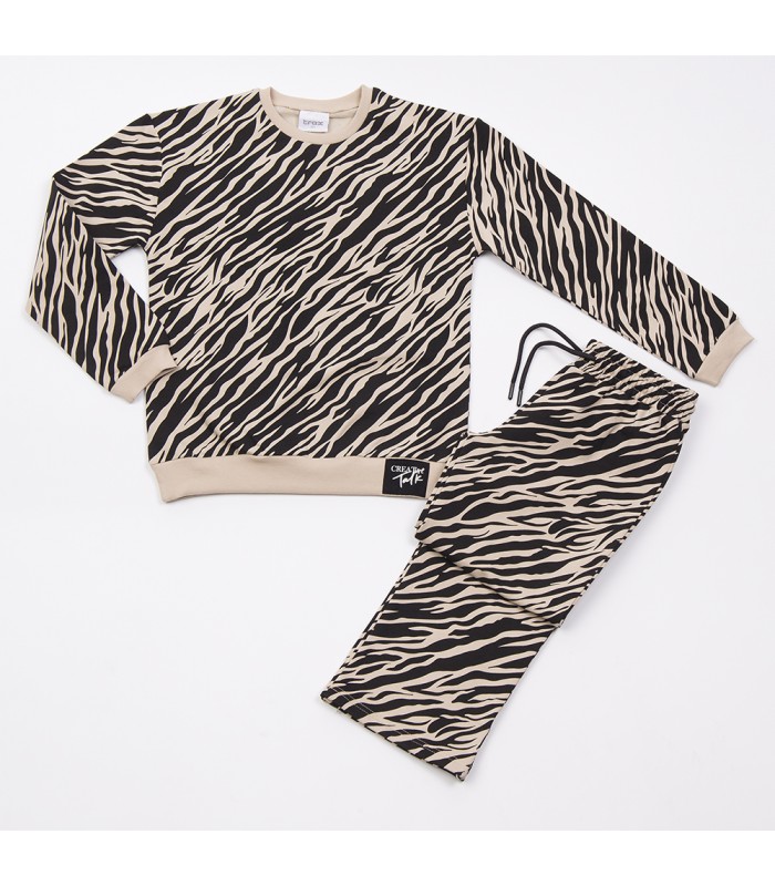 Σετ cappuccino παντελόνι/μπλούζα