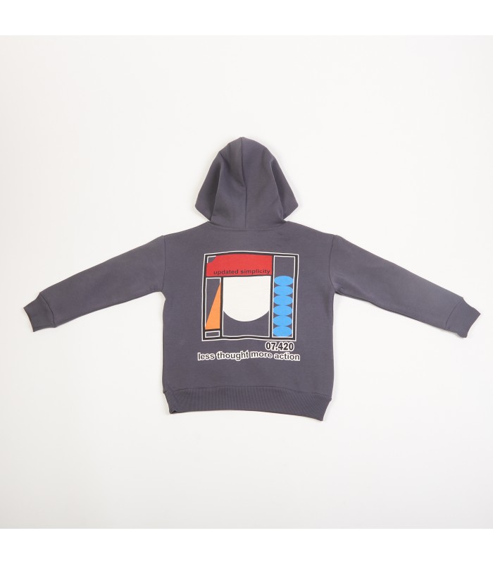 Σετ ανθρακί παντελόνι/μπλούζα