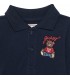 Μπλούζα πόλο Guess αρκουδάκι κεντημένο Μπλε σκούρο
