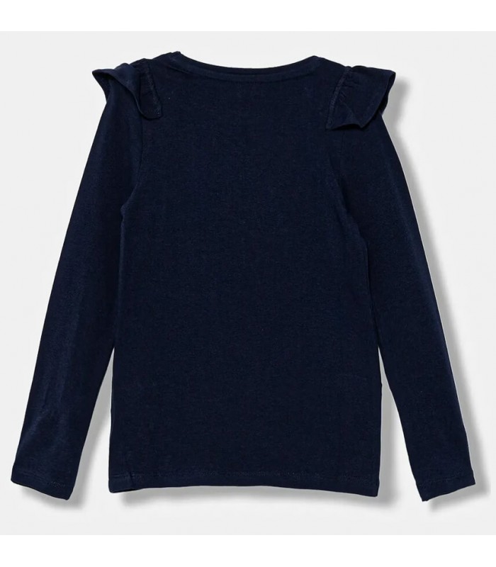 Μπλούζα Guess μακό κεντημένο λογότυπο Μπλε