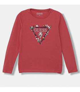 Μπλούζα μακό Guess κόκκινο σκούρο