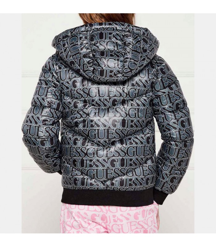 Μπουφάν Guess χειμωνιάτικο με αποσπώμενη κουκούλα