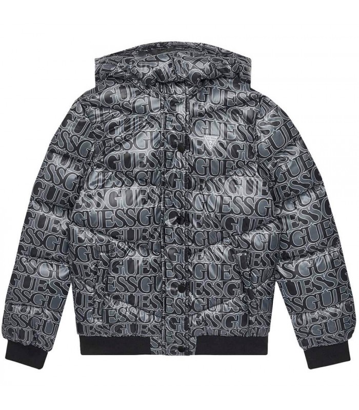 Μπουφάν Guess χειμωνιάτικο με αποσπώμενη κουκούλα