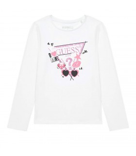 Μπλούζα μακό Guess λευκό