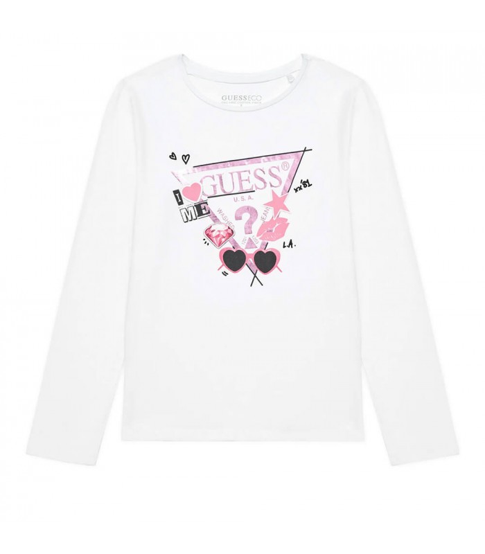 Μπλούζα μακό Guess λευκό