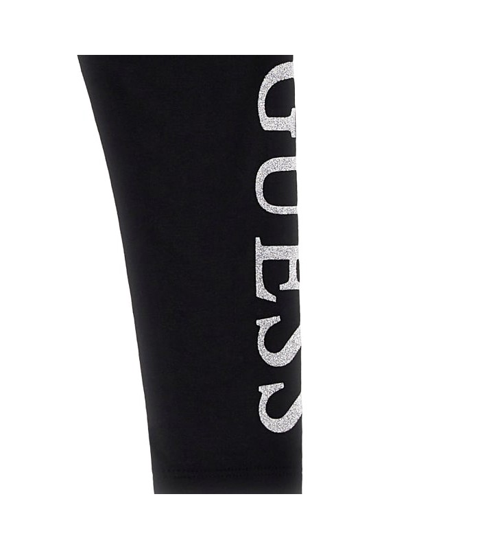 Κολάν Guess glitter λογότυπο μαύρο