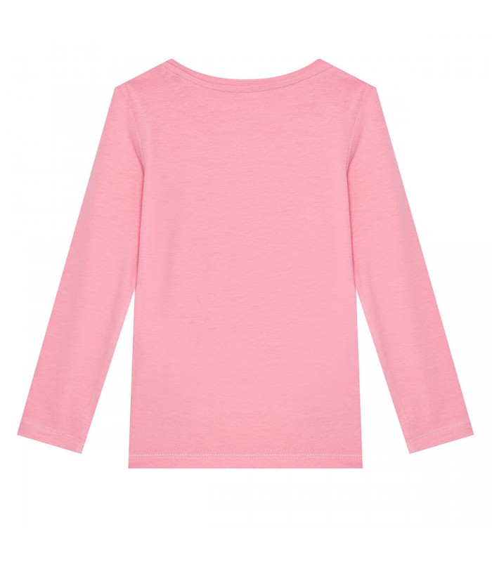 Μπλούζα με strass Guess μακό Ροζ