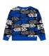 Πλεκτό πουλόβερ Guess μπλε