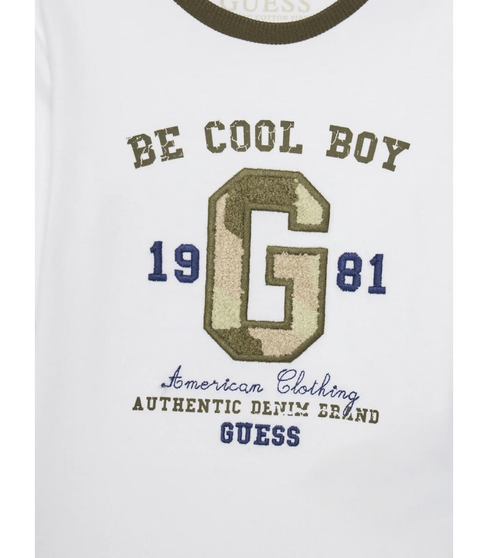 Click to enlarge Βρεφικό σετ Guess cargo παντελόνι με μακό μπλούζα