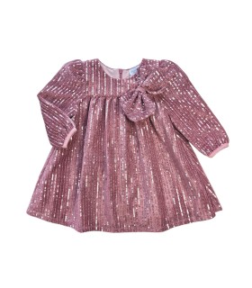 Φόρεμα Βελούδο-Παγέτα “Με Φιόγκο”