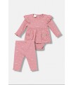Σετ μωρού Guess 2-pack σε ροζ χρώμα