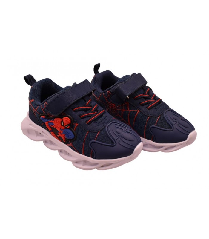 Αθλητικό SPIDERMAN μπλε χρώμα με φωτάκια