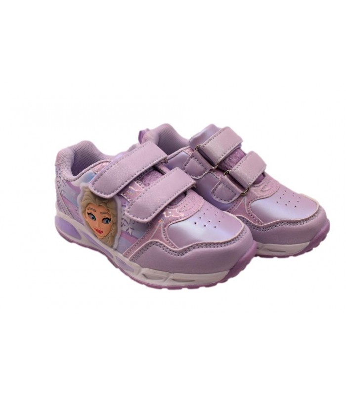 Αθλητικό FROZEN με φωτάκια σε μωβ χρώμα