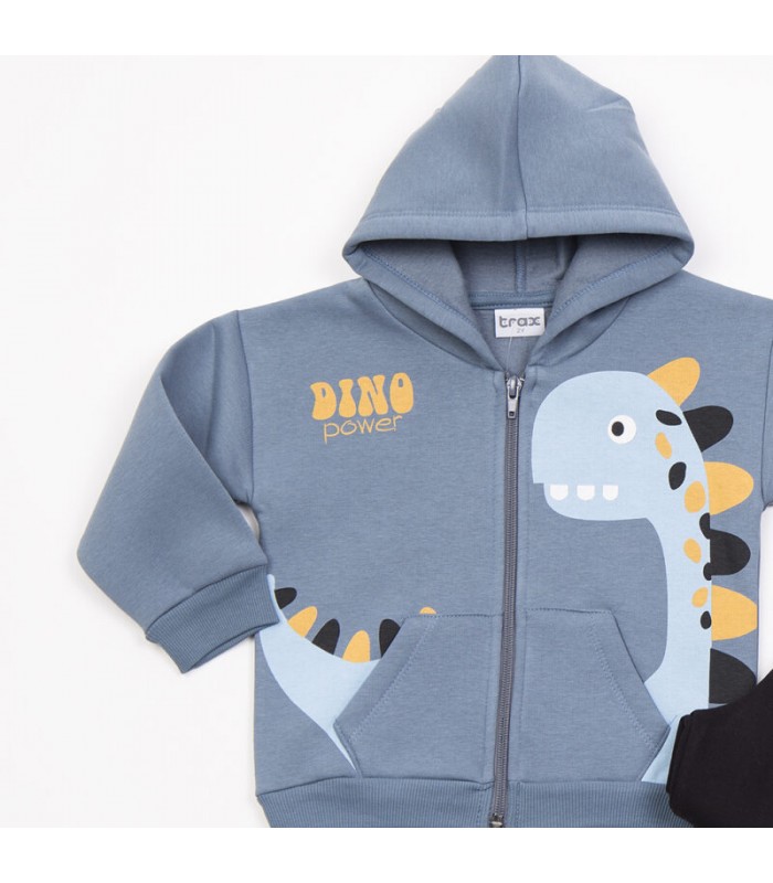 Σετ μαύρο παντελόνι/pacific μπλούζα