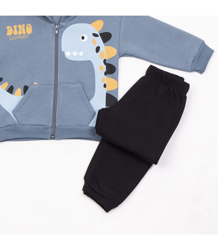 Σετ μαύρο παντελόνι/pacific μπλούζα