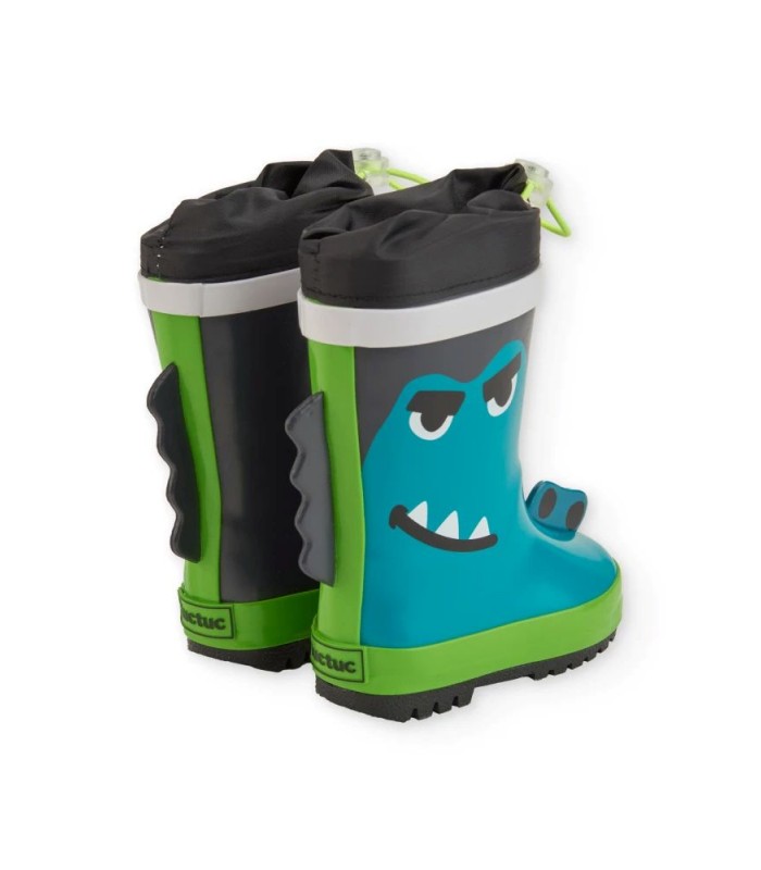 Μπλέ γαλότσες βροχής για αγόρια με σχέδιο τέρας