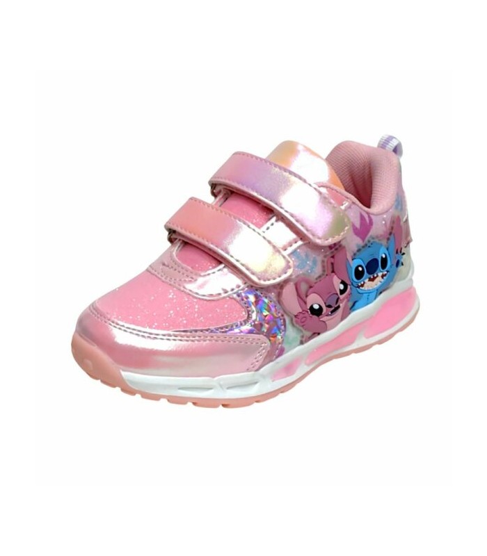 Αθλητικό STITCH με φωτάκια Ροζ χρώμα