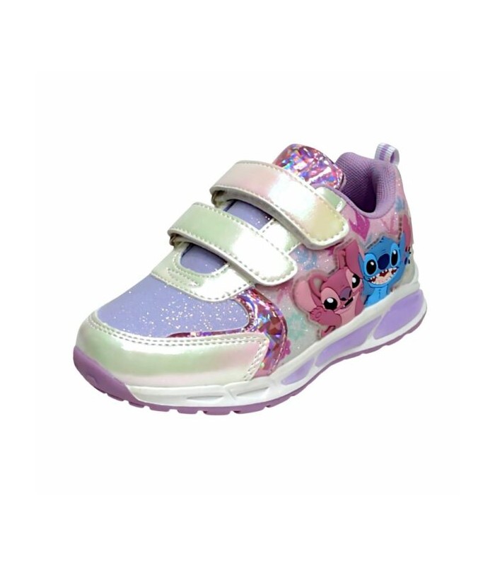 Αθλητικό  STITCH με φωτάκια Μωβ χρώμα