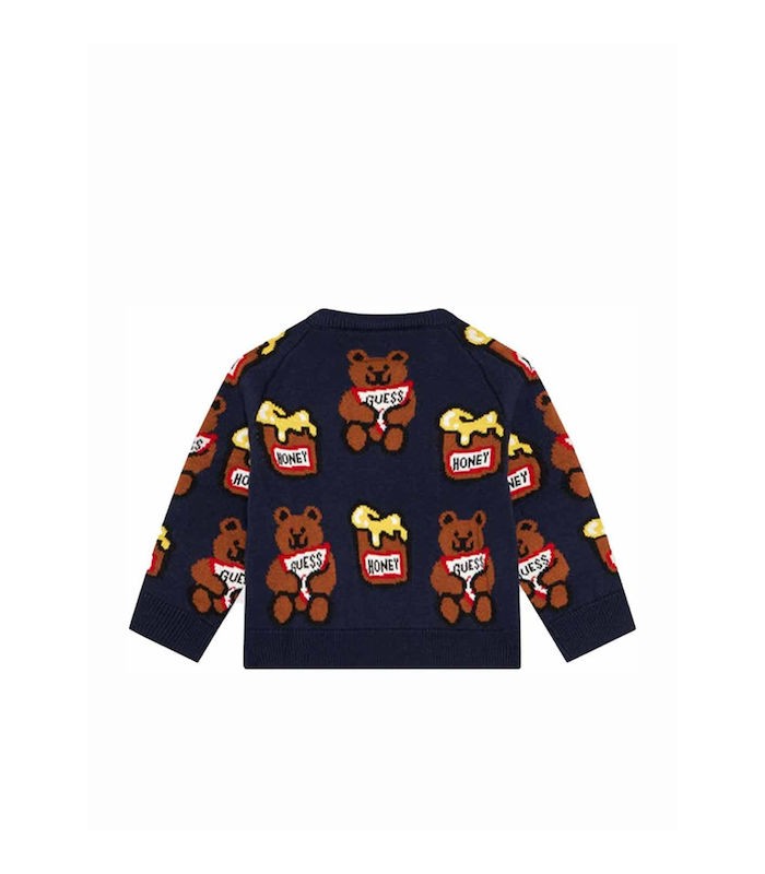 GUESS πουλόβερ μπλε