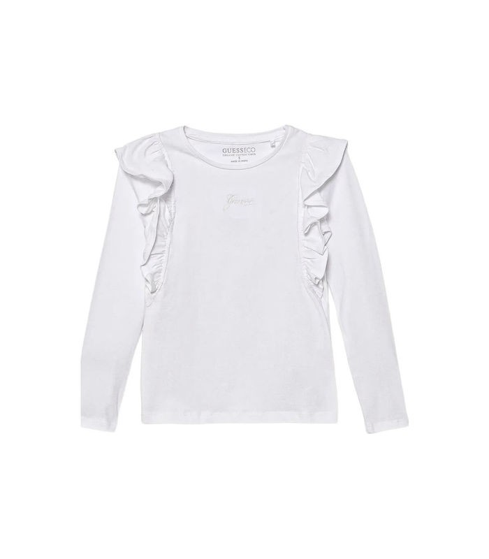 Παιδική Μπλούζα Μακρυμάνικη Λευκή