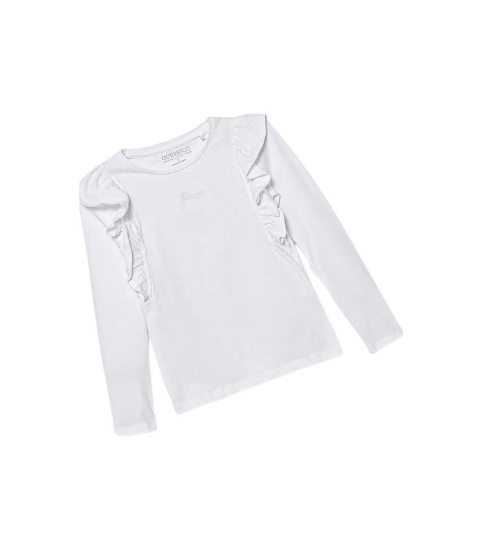 Παιδική Μπλούζα Μακρυμάνικη Λευκή