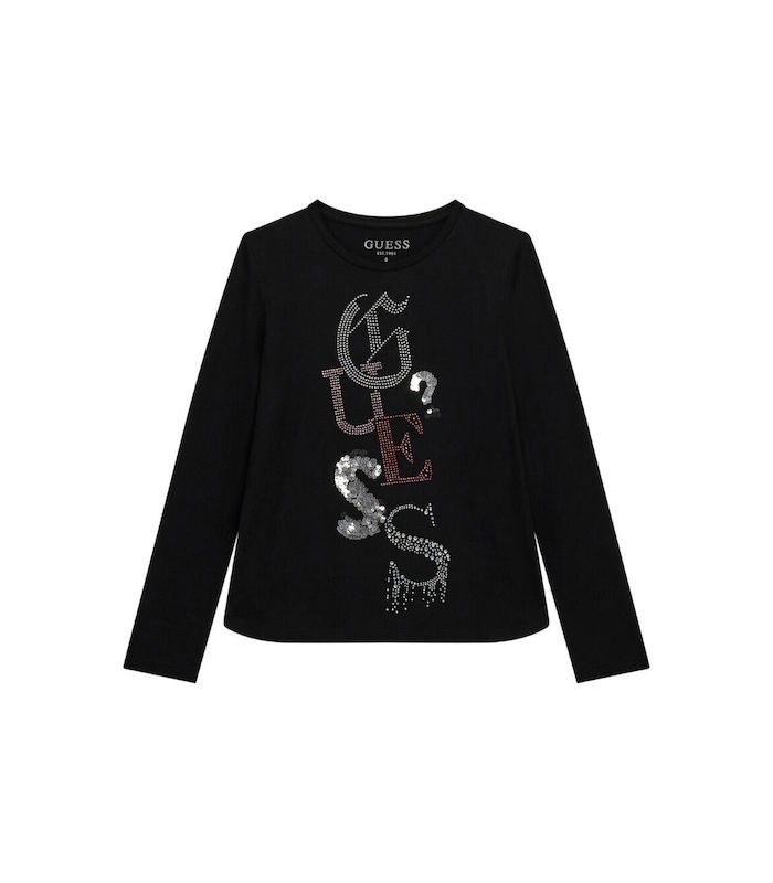 Παιδική Μπλούζα Μακρυμάνικη Μαύρο