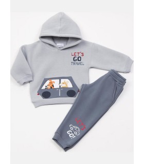 Παιδικό Σετ Φόρμας Γκρί