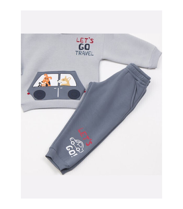 Παιδικό Σετ Φόρμας Γκρί