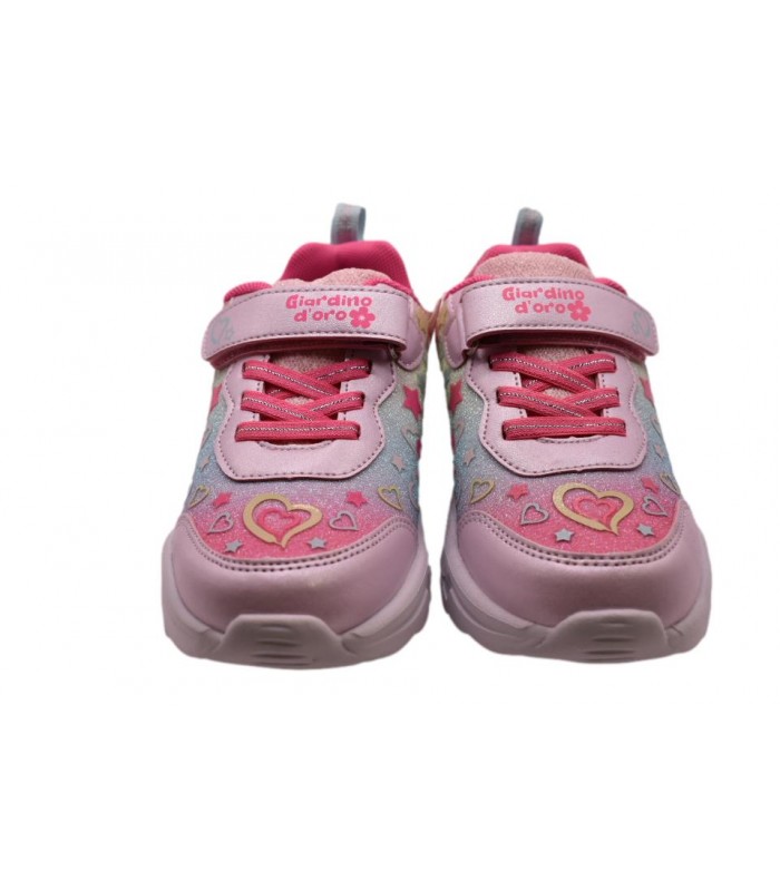 Κορίτσι Αθλητικό ροζ Giardino Doro με φωτάκια