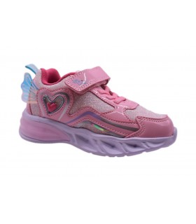 Κορίτσι Αθλητικό ροζ Giardino Doro με φωτάκια